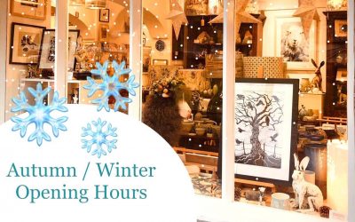 Autumn / Winter opening hours update!
