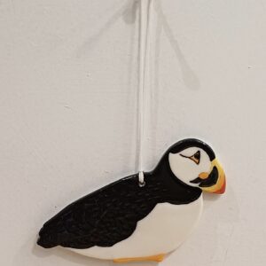 Ceramic Hanging Puffin Decoration