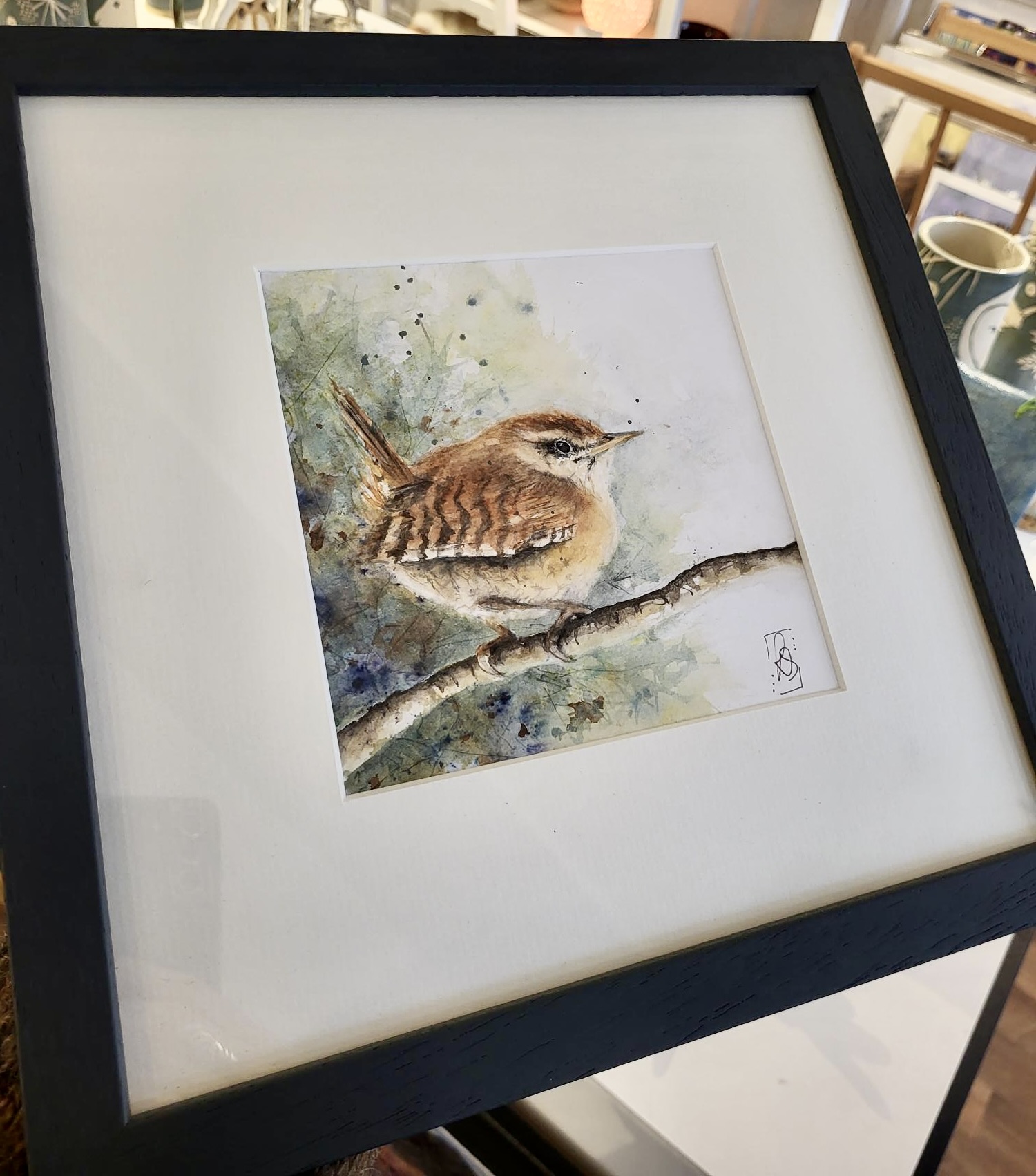 Little Wren, Watercolour Wildlife Painting
