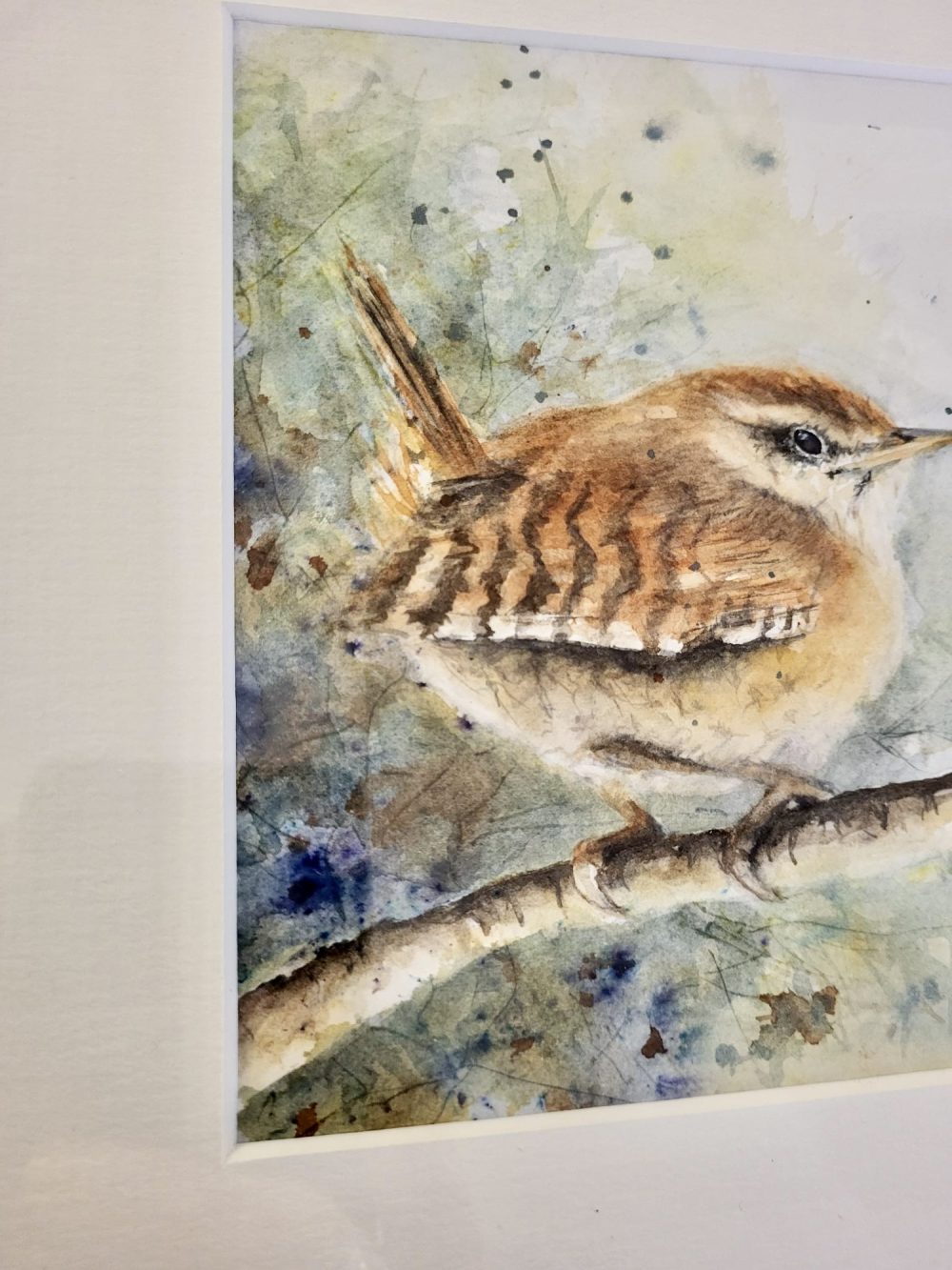 Little Wren, Watercolour Wildlife Painting - Image 2