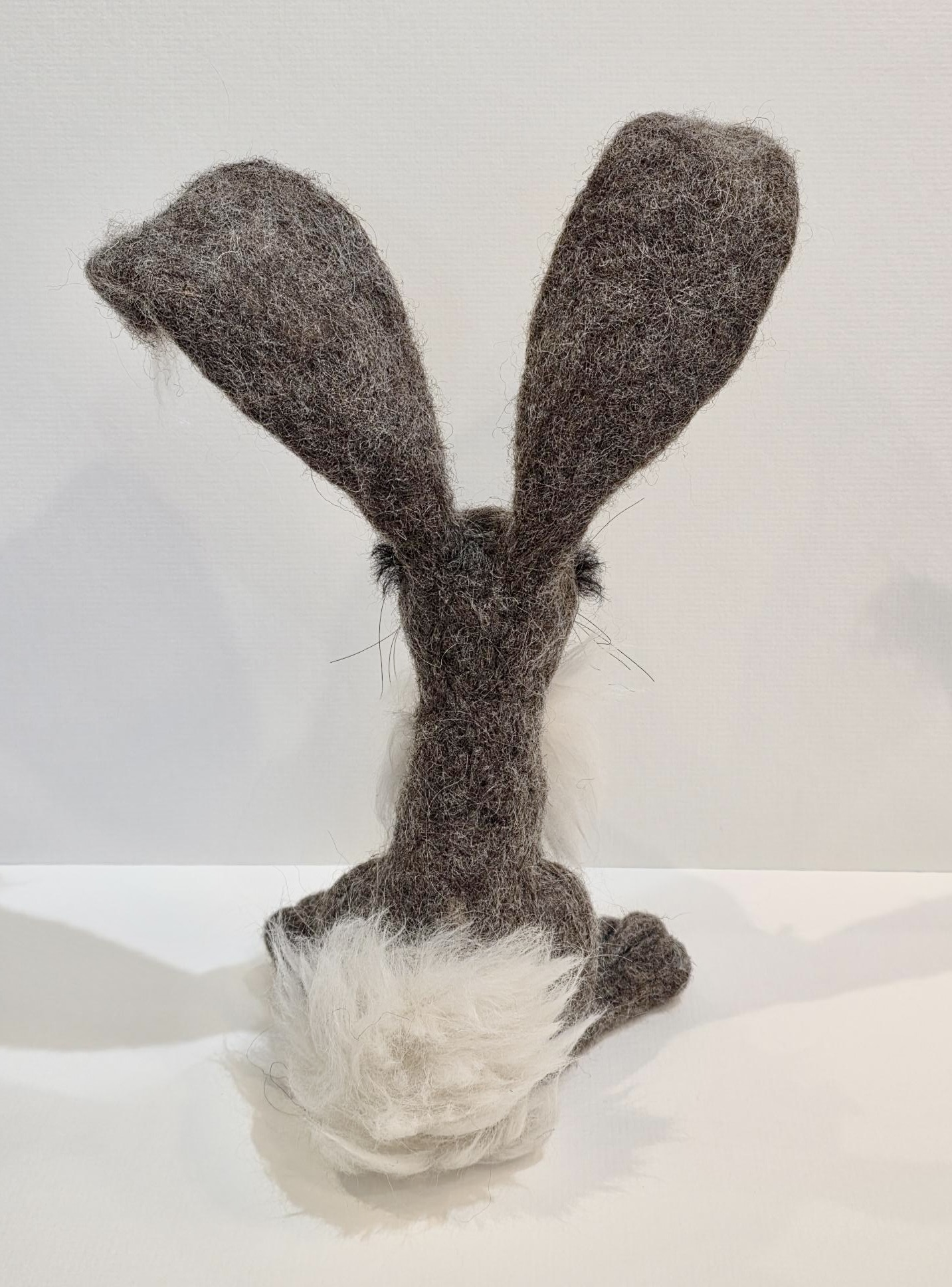 Hand Felted Hare, Brown & Grey, Made in Cumbria - Image 2