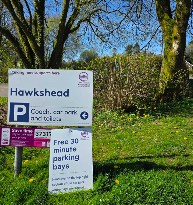 Hawkshead Car Park updates…