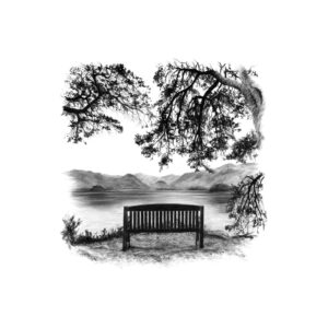Friars Crag, Signed Open Edition Print Available in Two Sizes