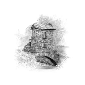 Ambleside Bridge House, Signed Open Edition Print Available in Two Sizes