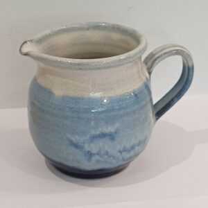 Handmade Stoneware Jug, in Shades of Blue